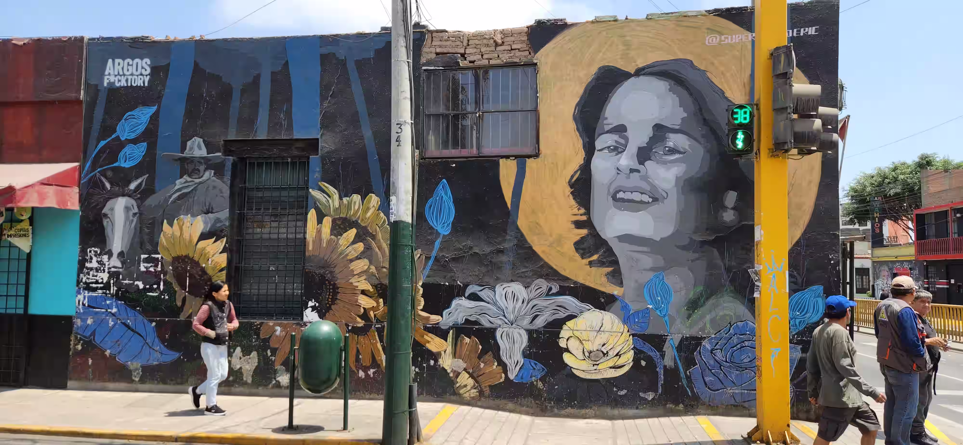 Street art in Lima