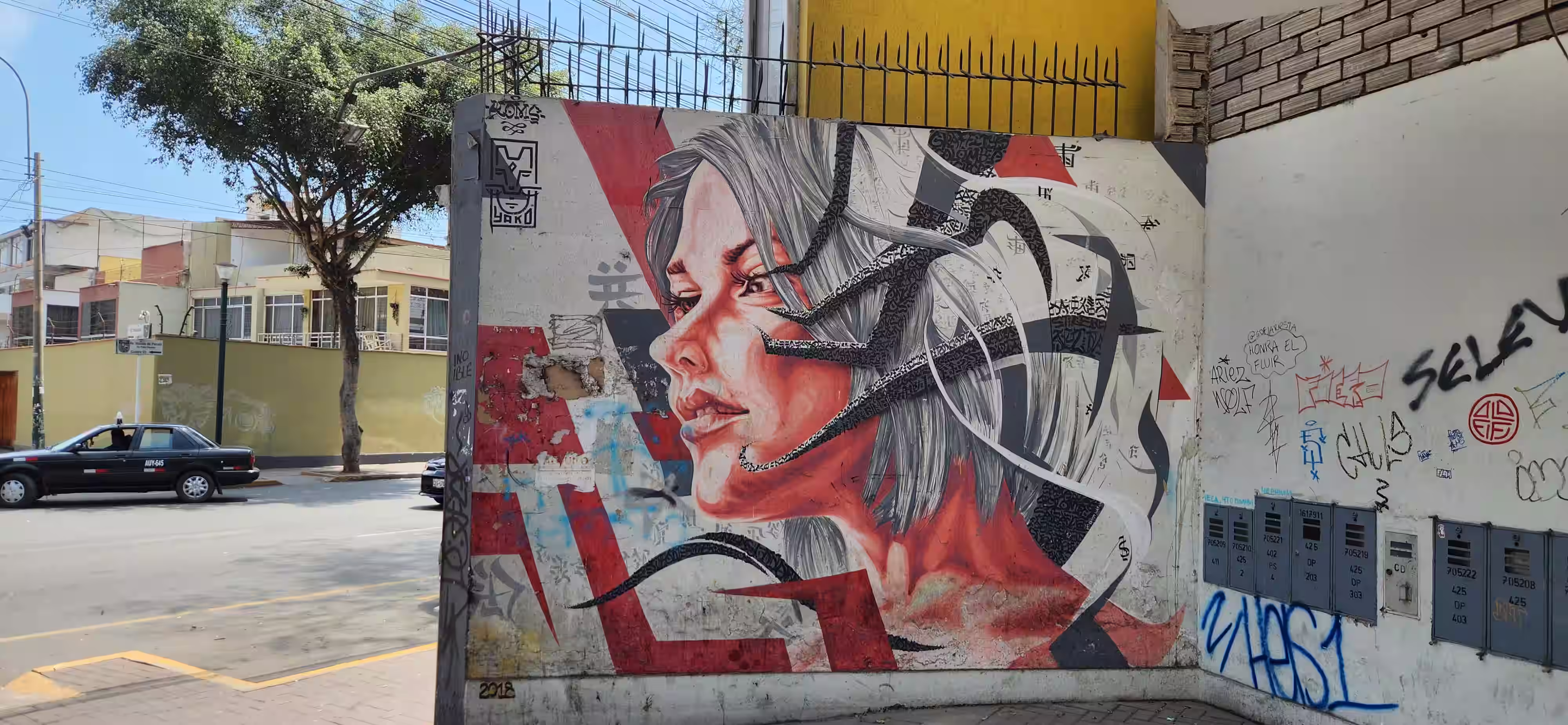 Street art in Lima