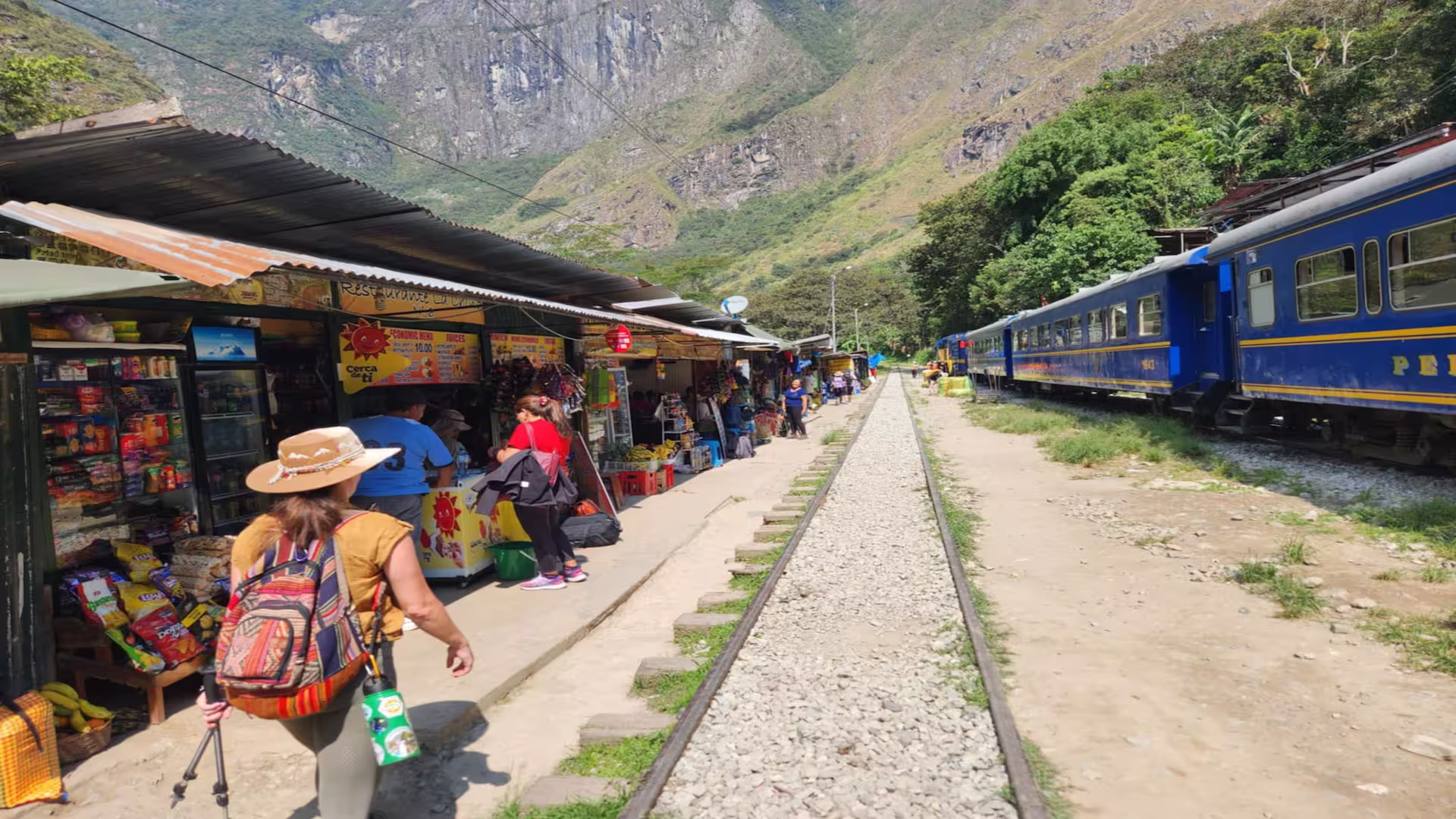Arrival in Aguas Calientes — gateway to Machu Picchu