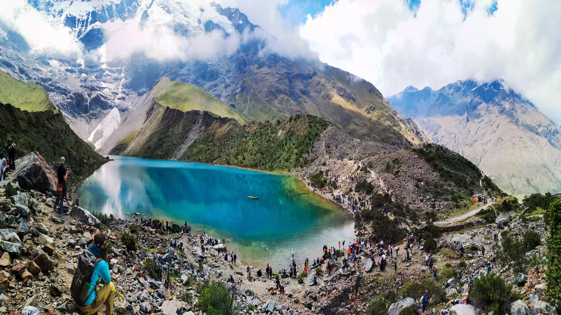 Salkantay Trek — snowy peaks and mountain trail in Peru